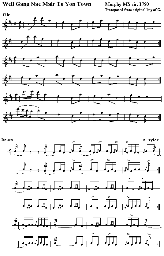 Well Gang Nae Mair To Yon Town